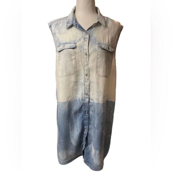 Calvin Klein Jeans Women's Sleeveless Denim Dress - Picture 2 of 2